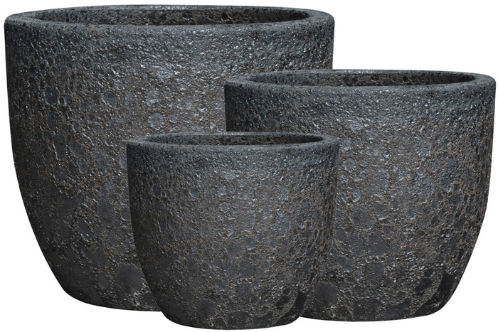 Krukset Struktur Svart Ø23/29/37 cm Scan-Pot